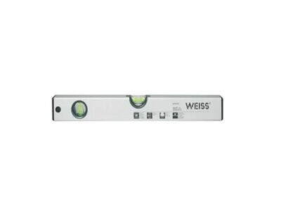 Livella alluminio Professionale 2 bolle Weiss Germany Cm.60 Livella alluminio Professionale 2 bolle Weiss Germany Cm.60