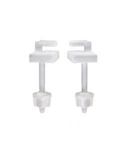 3 Coppie di Cerniere Wc Tutta Plastica