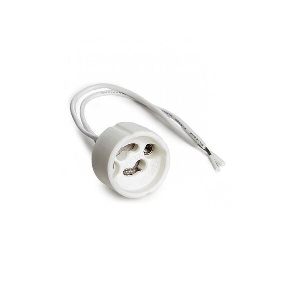 Portalampada GU10 Ceramica Bianco Pezzi 4