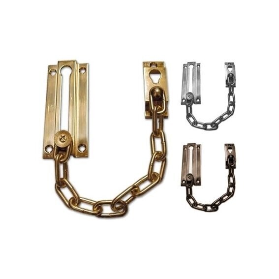 Catena Sicurezza per Porta Ferro Cromato