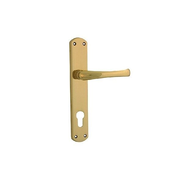 Maniglia Valeria Coppia Foro Yale Ottone Lucido
