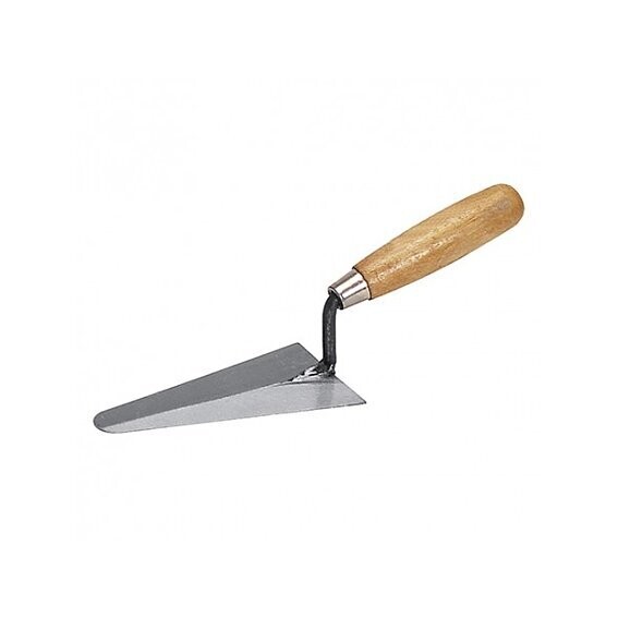 Cazzuolino da 14 a Punta Tonda Manico Legno