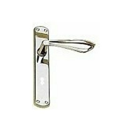 Maniglia Porta Ziral Foro Yale q.8 Cromo Lucido