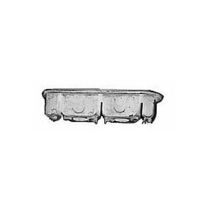 Tacchetto Sedile Wc Incastro Trasparente cm.4,3x5,5 Pezzi 10