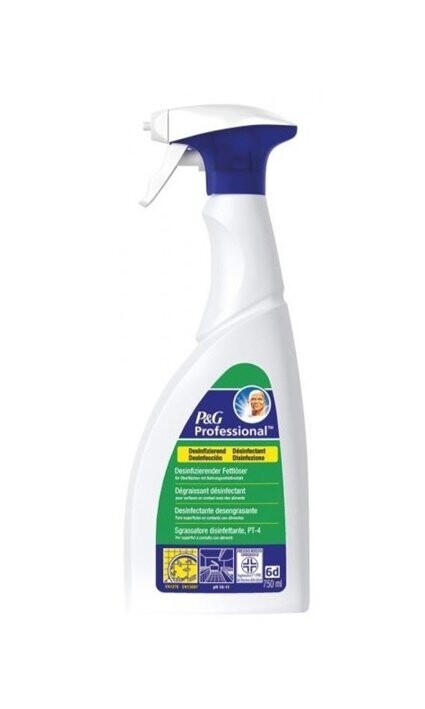 Sgrassatore Disinfettante FOOD CONTACT 6 x 750 ML