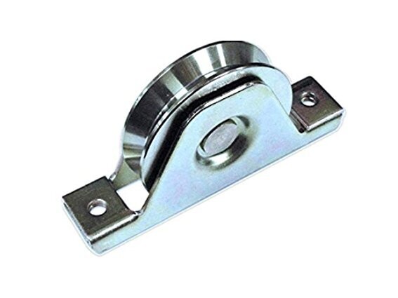 Ruota Cancello con Supporto V 120X32