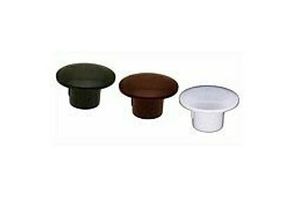 Tappo Copriforo Plastica Marrone Mm.8 Pezzi 100