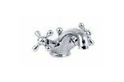 Gruppo Monoforo Lavabo Bagno Manopole Serie Prestige Cromo