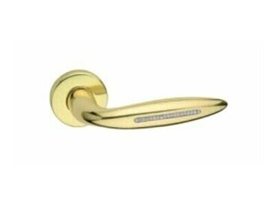 Maniglia per porte interne ARIENI B-Dolly 8061 Oro Lucido con Cristalli Maniglia per porte interne ARIENI B-Dolly 8061 Oro Lucido con Cristalli