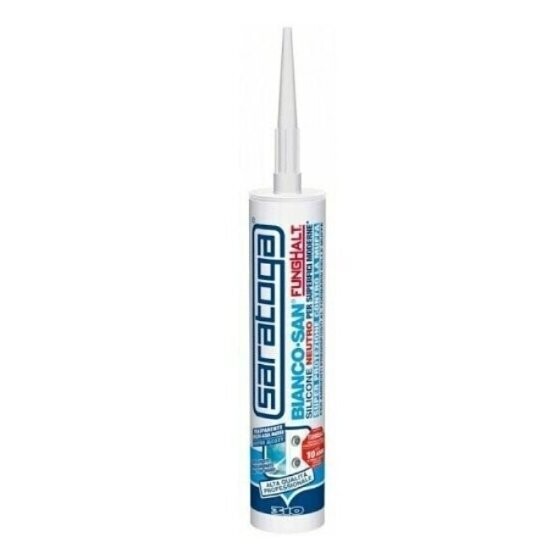 Silicone Biancosan Trasparente Saratoga a Cartuccia