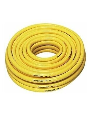 Tubo Irrigazione Giardino Giallo 4 Strati PVC Tricot Antitorsione Mt 50 5/8 15mm