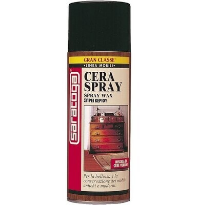 Cera Spray Per Mobili Saratoga Ml.400 Cera Spray Per Mobili Saratoga Ml.400