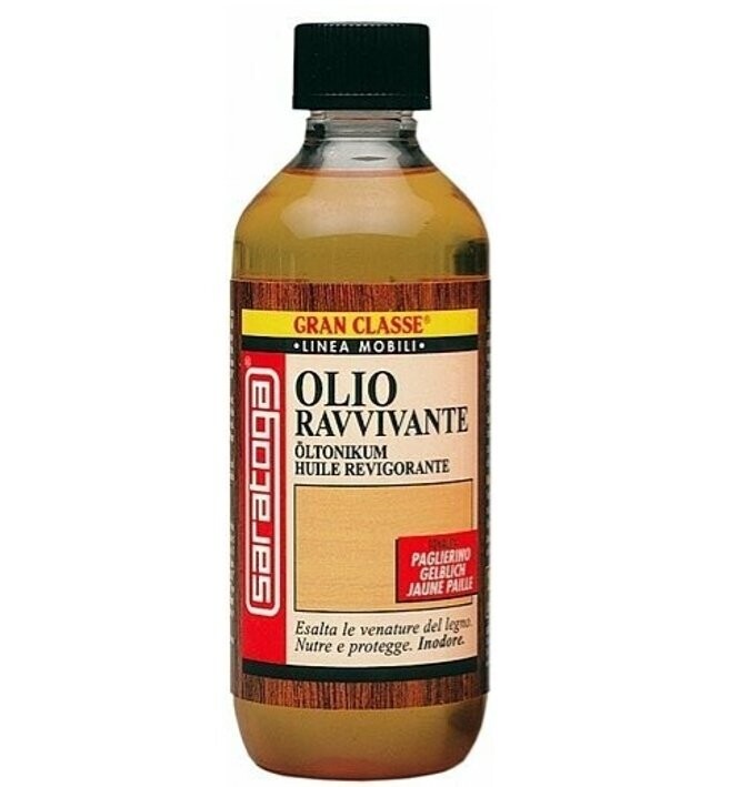 Olio Ravvivante Paglierino Legno Mobili Saratoga ml.200