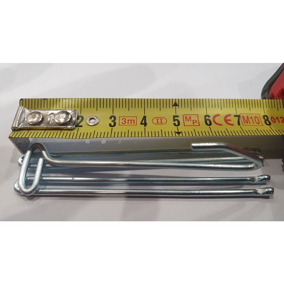 Spillone Gancione Tenda a 4 Punte Gancio Lungo pz.10