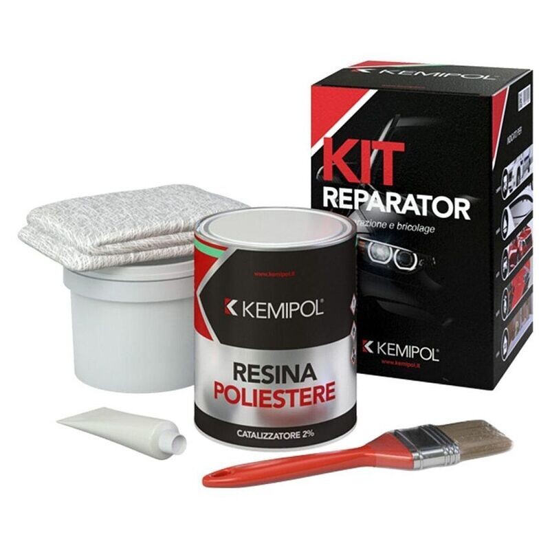 Kit Riparazione Vetroresina Carrozzeria Universale 750 ml.
