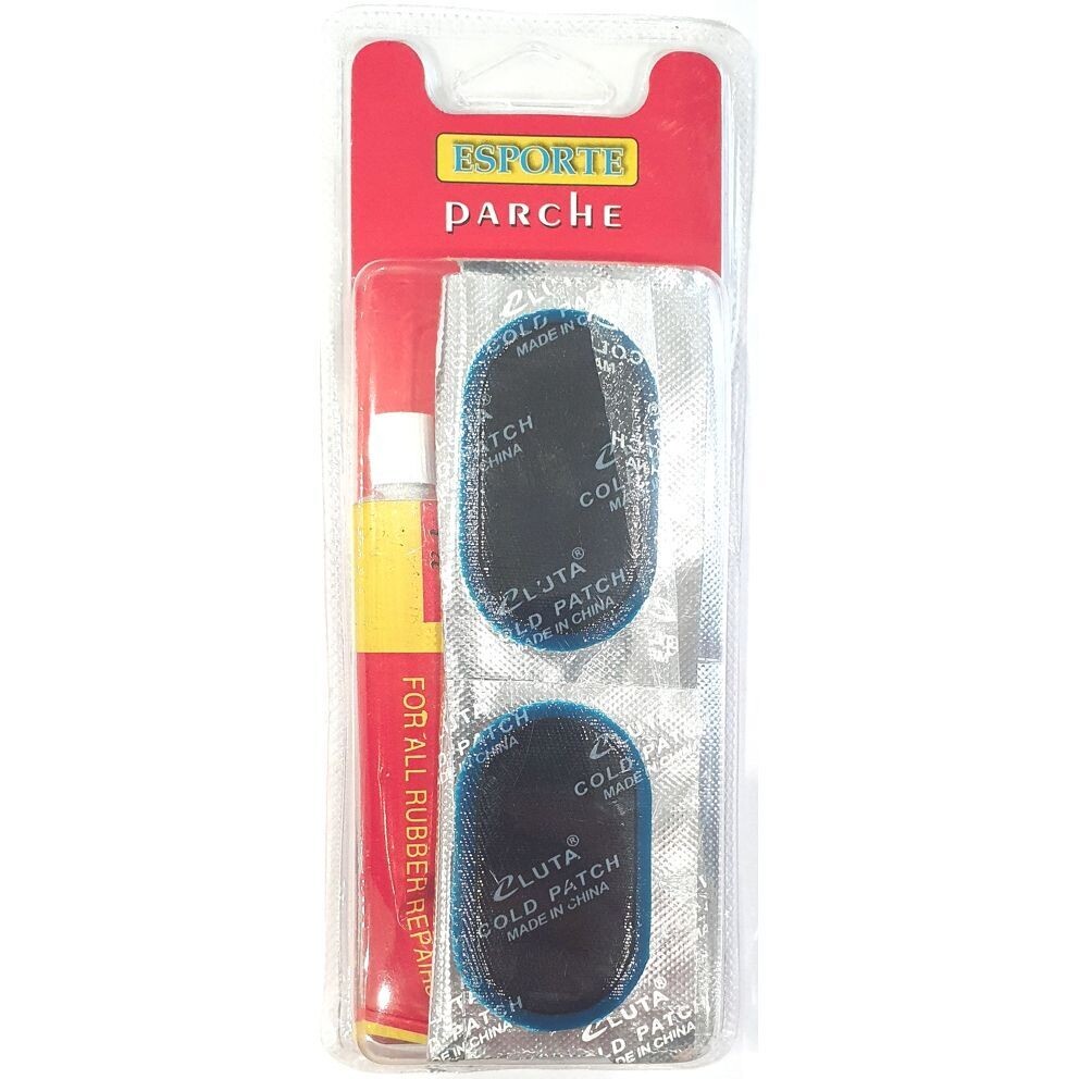Kit Riparazione Foratura Bici Gomma Camera Aria da 13 Pz.