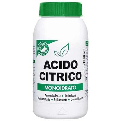 Acido Citrico Monoidrato kg. 1 Barattolo