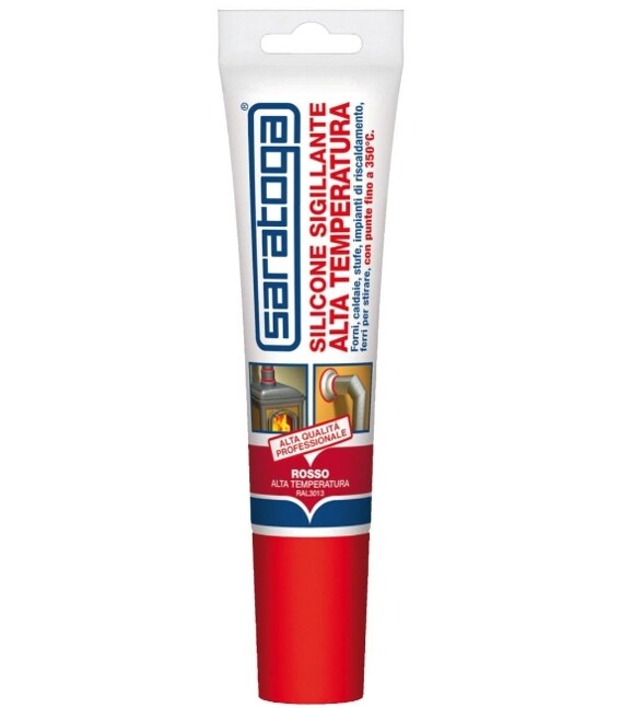 Silicone Rosso Alta Temperatura Saratoga Tubetto ml.90