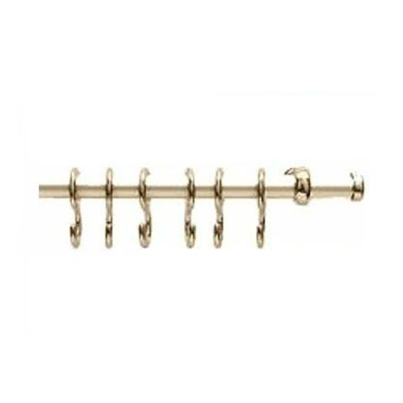Tubo Portamestoli Barra con Ganci Cm. 90 Cromo Nichel Satinato