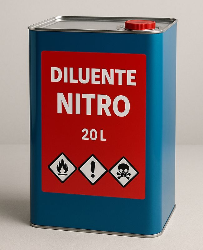 Diluente nitro per smalti a solvente da Lt.20 Diluente nitro per smalti a solvente da Lt.20