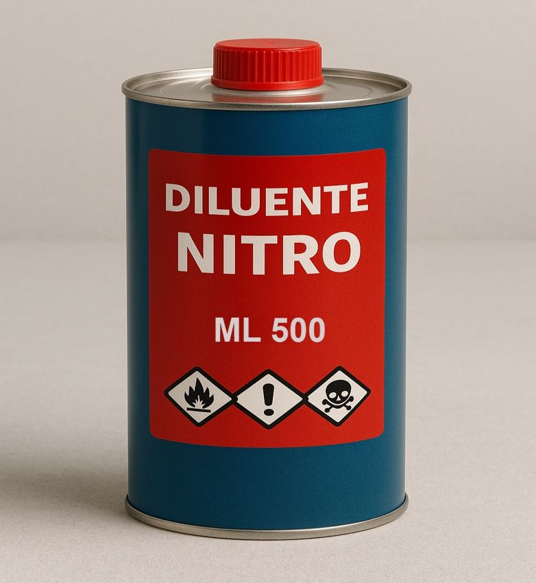 Diluente nitro per smalti a solvente da ML.500