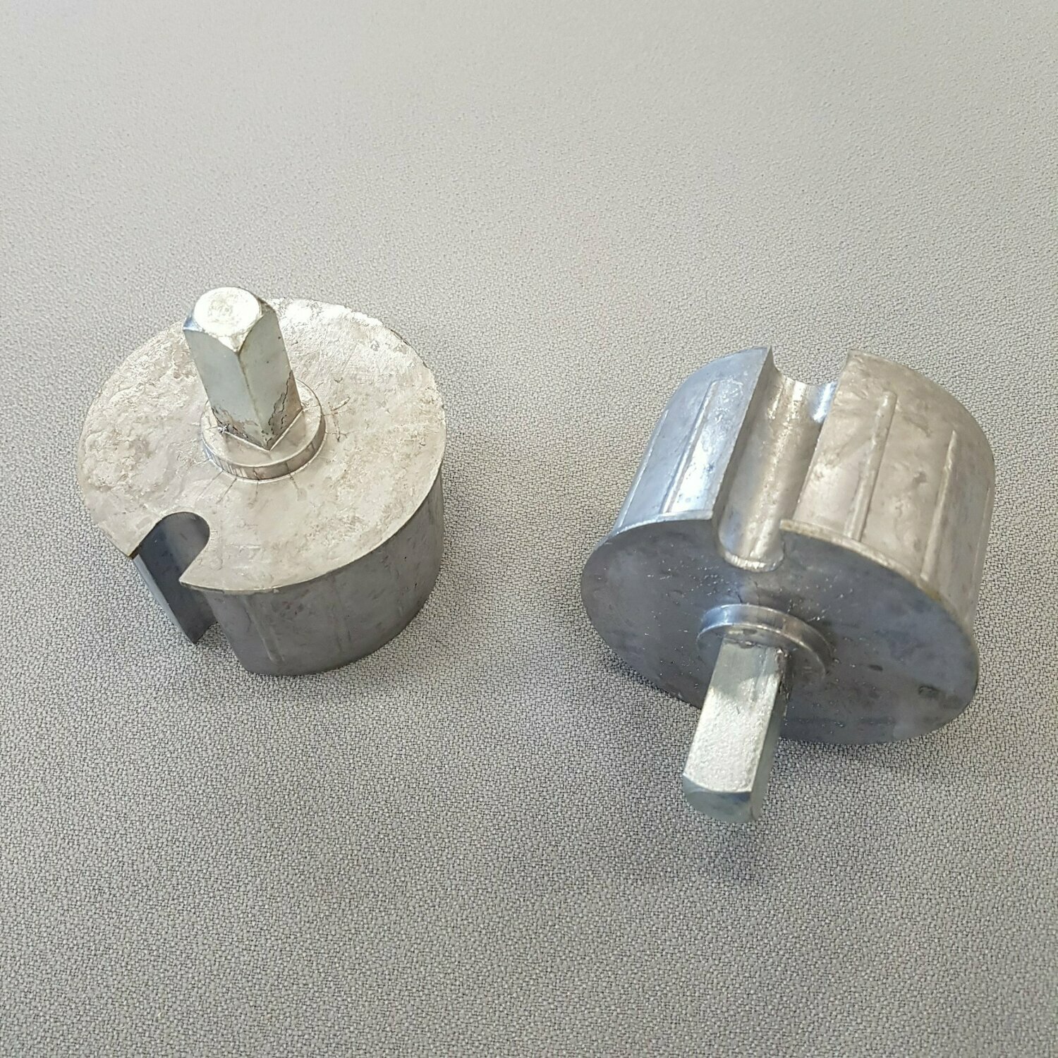 Ändtapp Ø78mm 13 x 33mm Alu