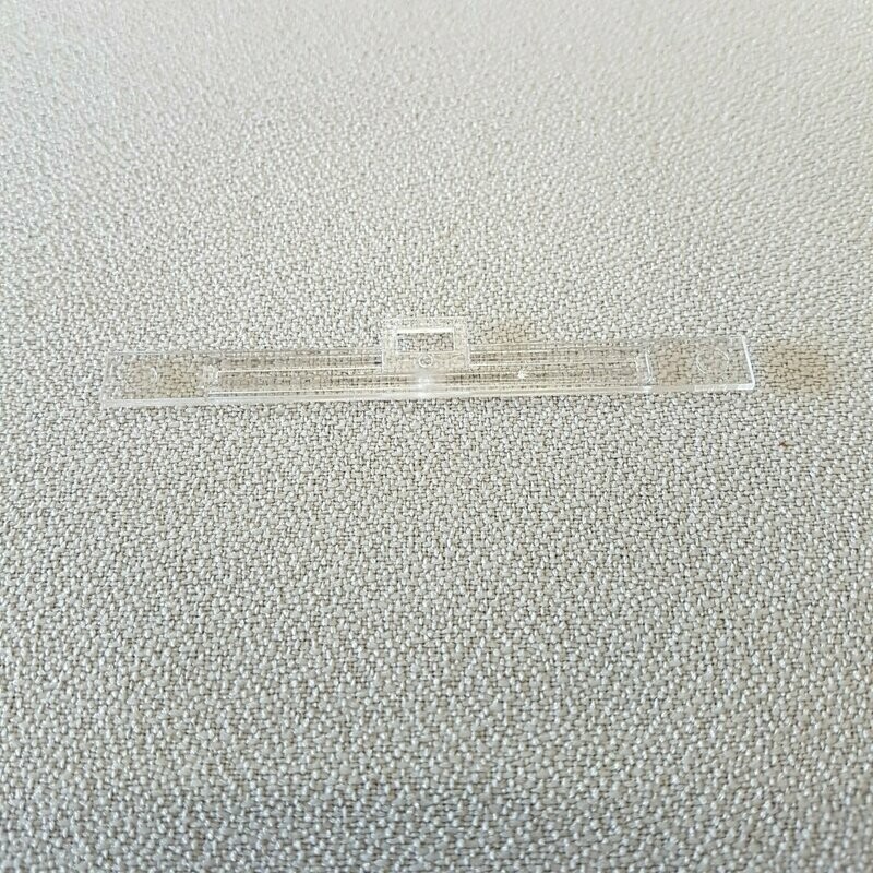 Lamellhållare 127mm Transparent