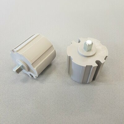 Ändtapp Ø85mm L=20mm Grå