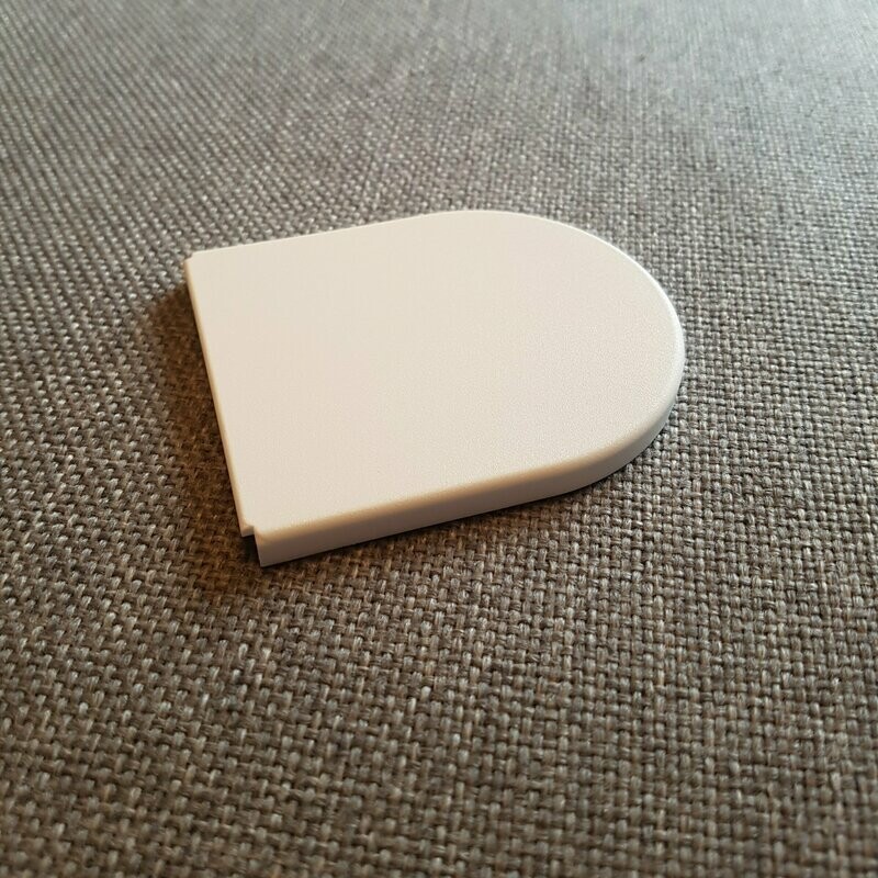 Täcklock Konsol RG 45mm Vit
