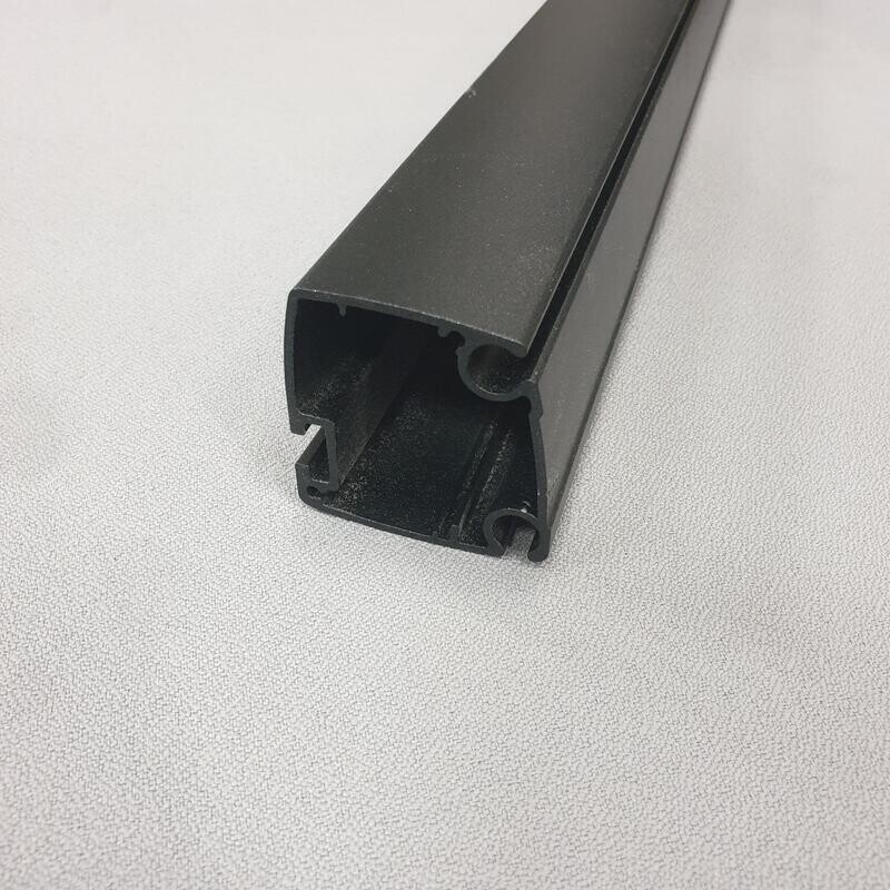 Frontprofil 60mm 6,0m STD Svart