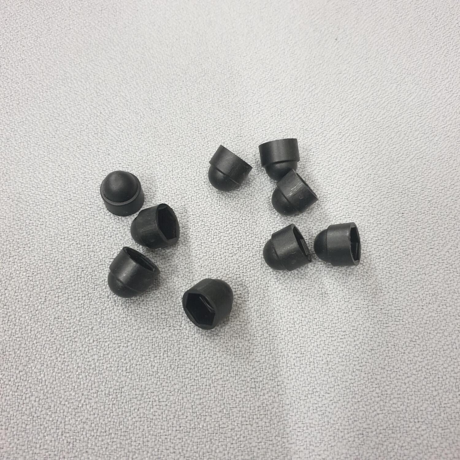 Mutterskydd MS M6 10mm Svart
