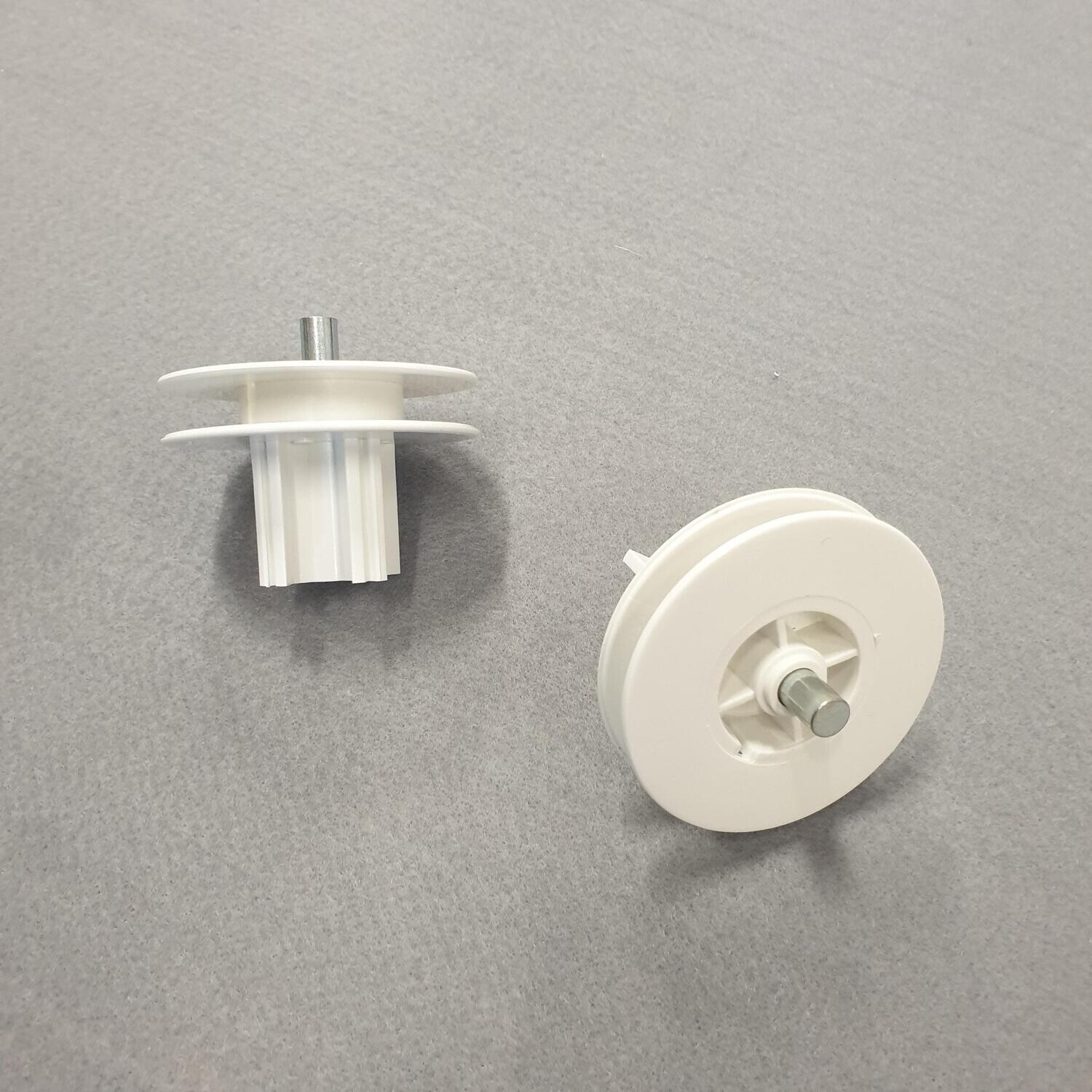 Bandtrumma Ø39 8mm Fast tapp Vit