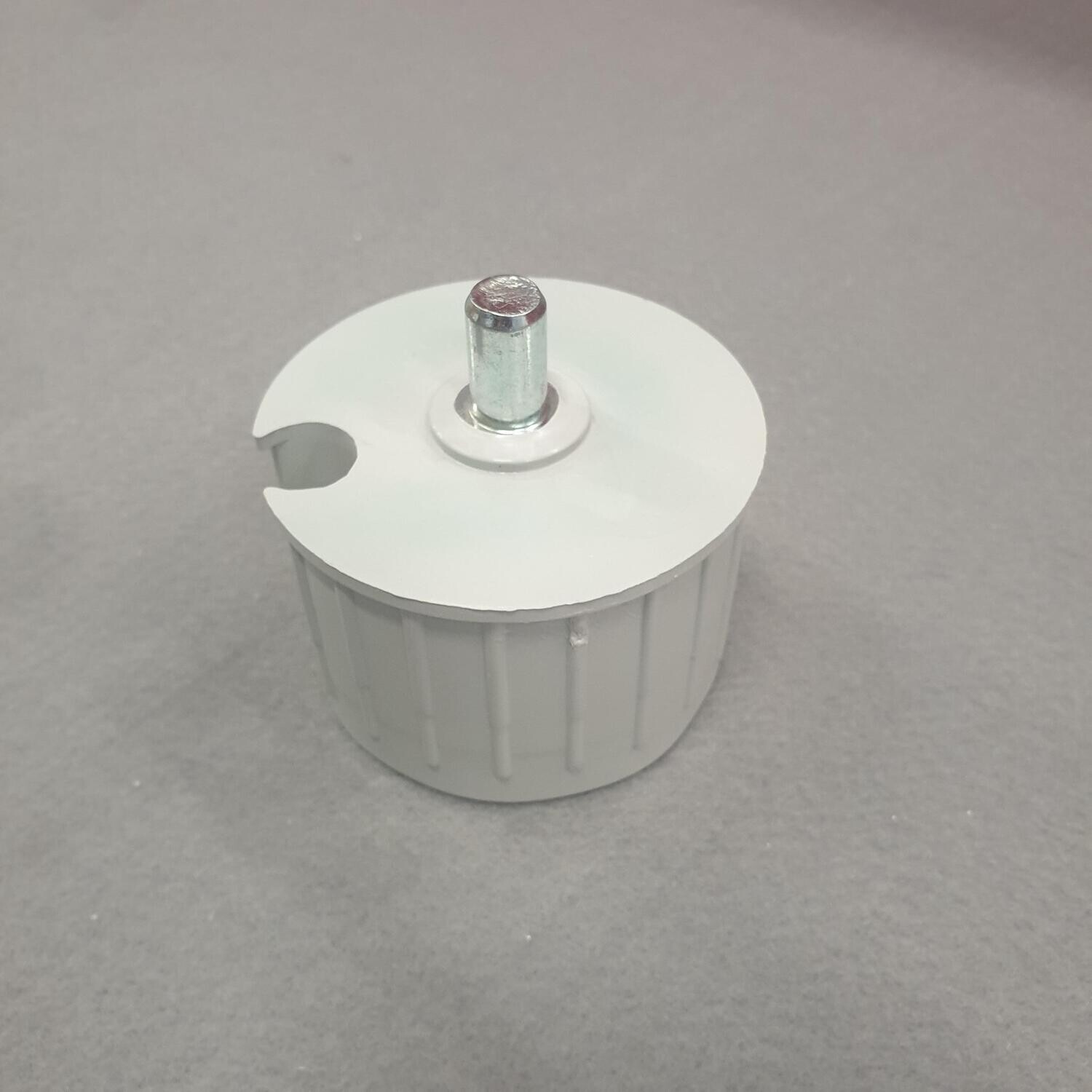 Ändtapp Ø78mm Tapp Ø12mm L=20mm Grå