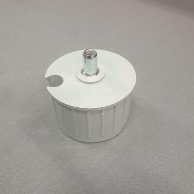 Ändtapp Ø78mm Tapp Ø12mm L=20mm Grå