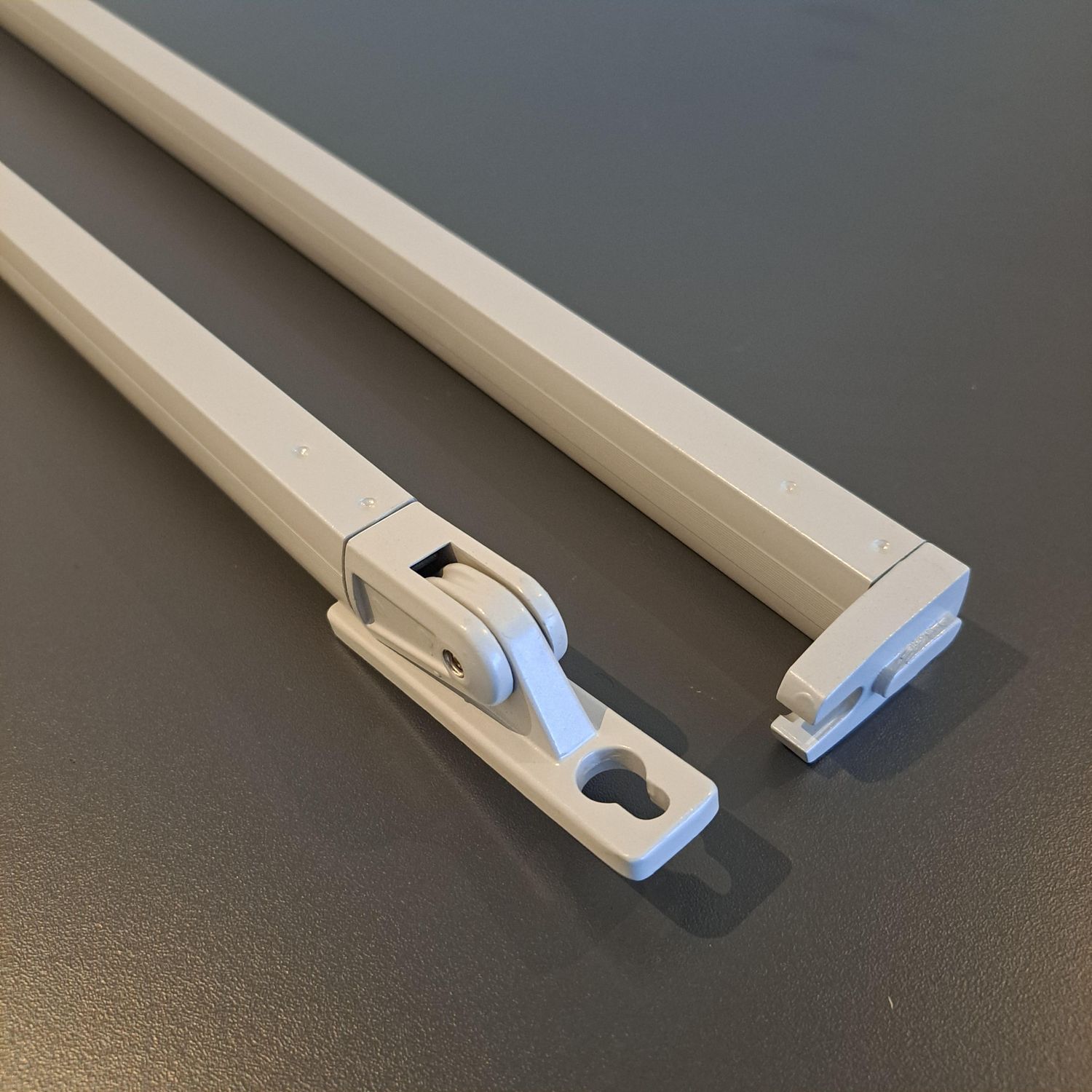 Fallarm 140cm T-spår Ny Grå