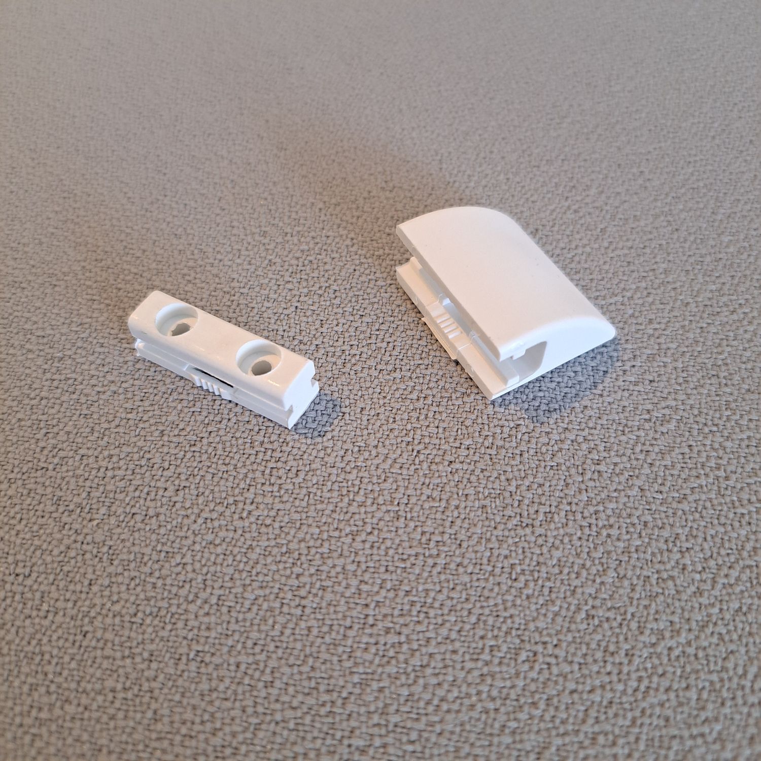 Väggbeslag Plissé Vit