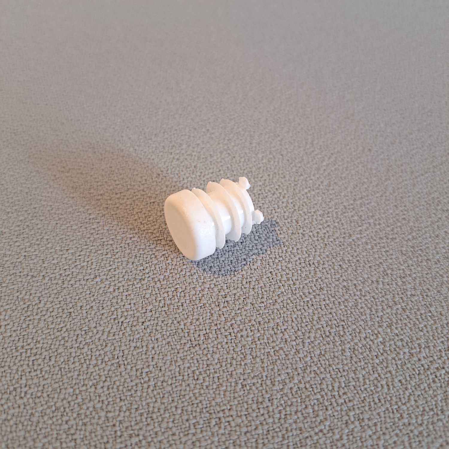 Dragstav ändskydd Vit