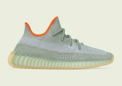 Unisex Adidas Yeezy Boost 350 V2 Reflective Desert Sage FX9035