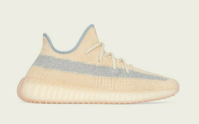 Unisex Adidas Yeezy Boost 350 V2 Reflective Linen FY5158