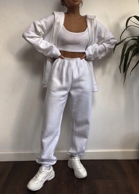 EXTRA SMALL Nuda-White Loungewear set