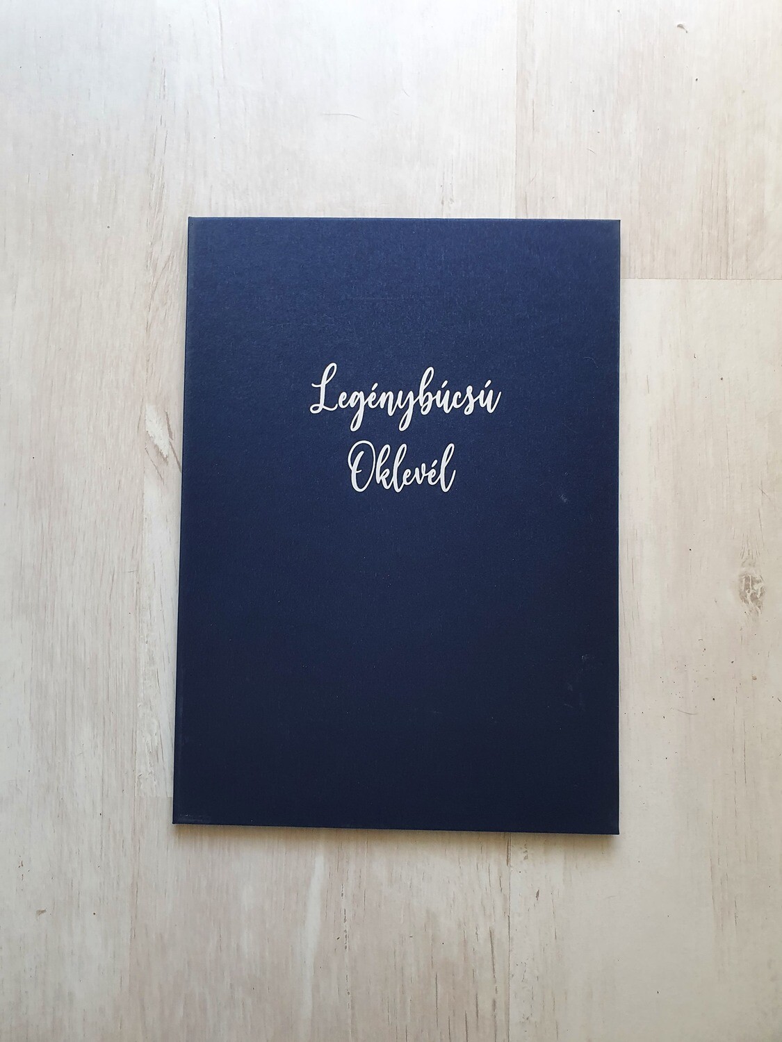 Legénybúcsú oklevél