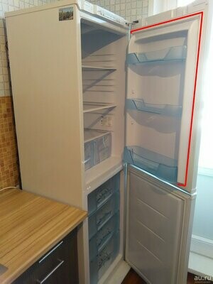 Резина Бирюса (57*90) холодильного отделения в паз