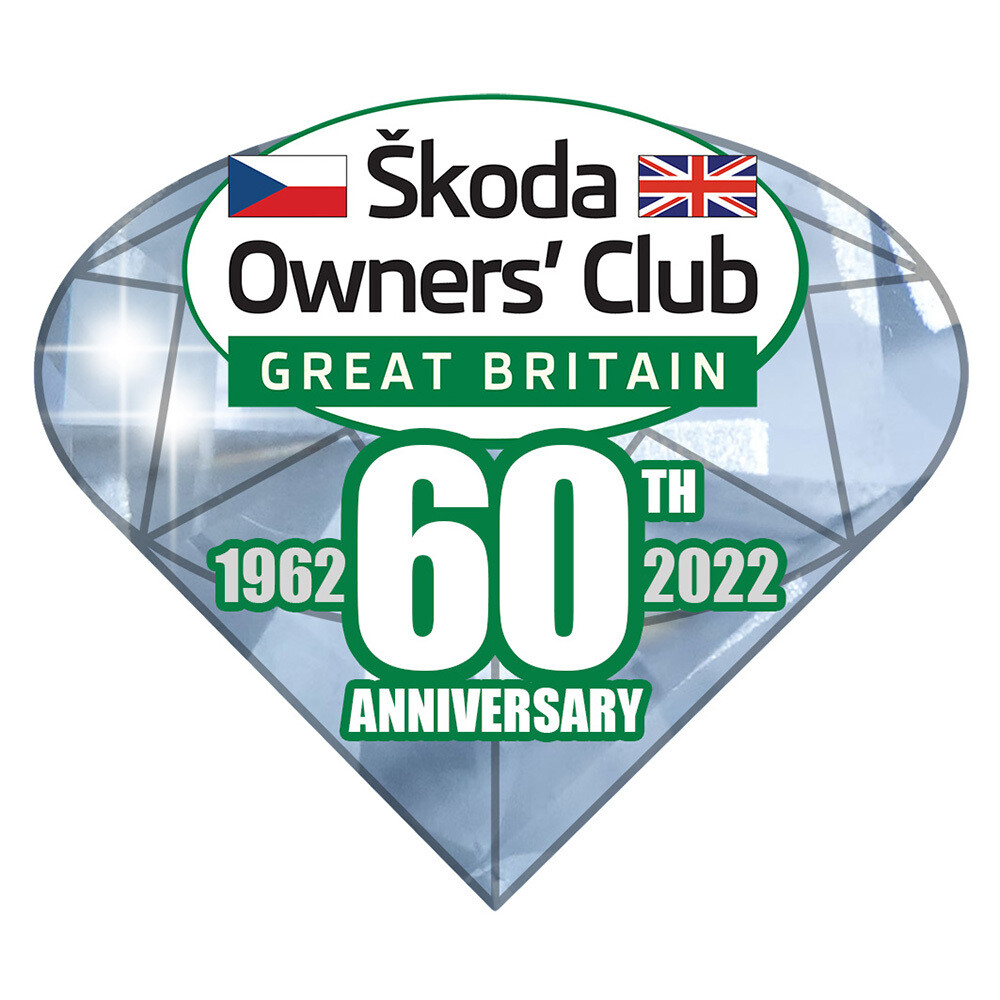 SOCGB 60th Anniversary Car Sticker