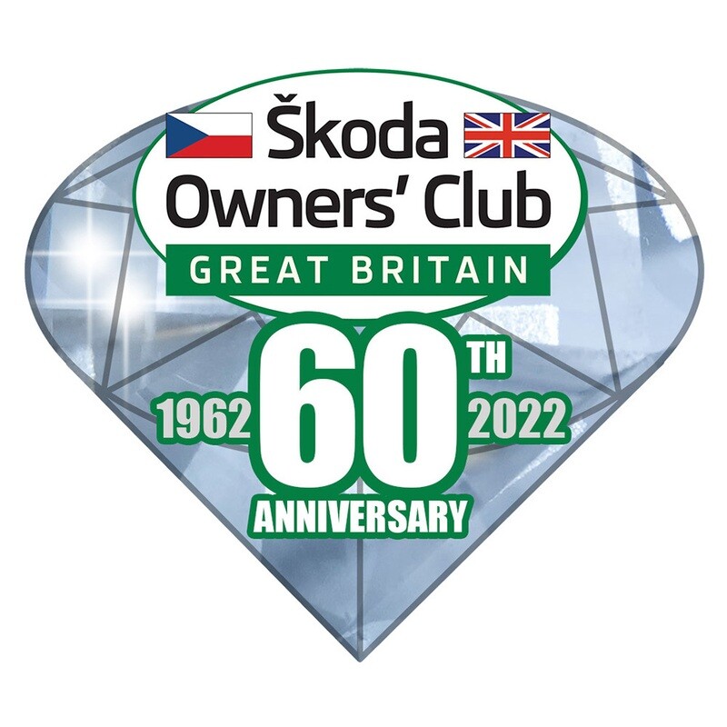 SOCGB 60th Anniversary Car Sticker