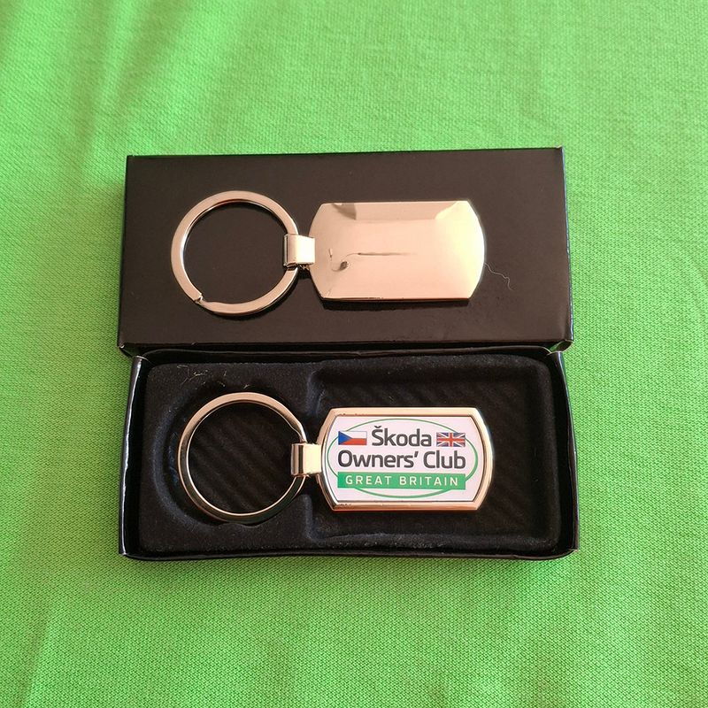 SOCGB Polished Metal Key Ring