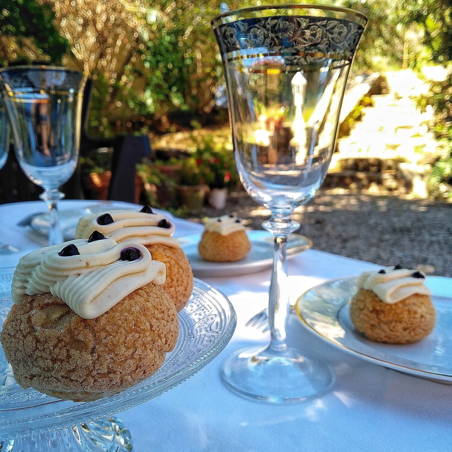 Choux Café - Myrtille Choux Café - Myrtille