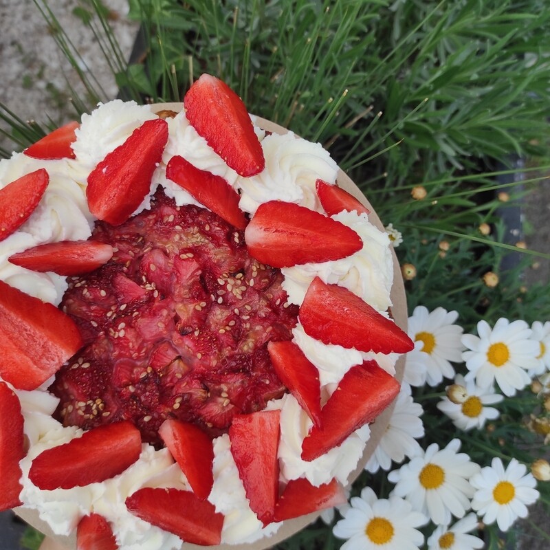 Tarte Fraises  8 personnes