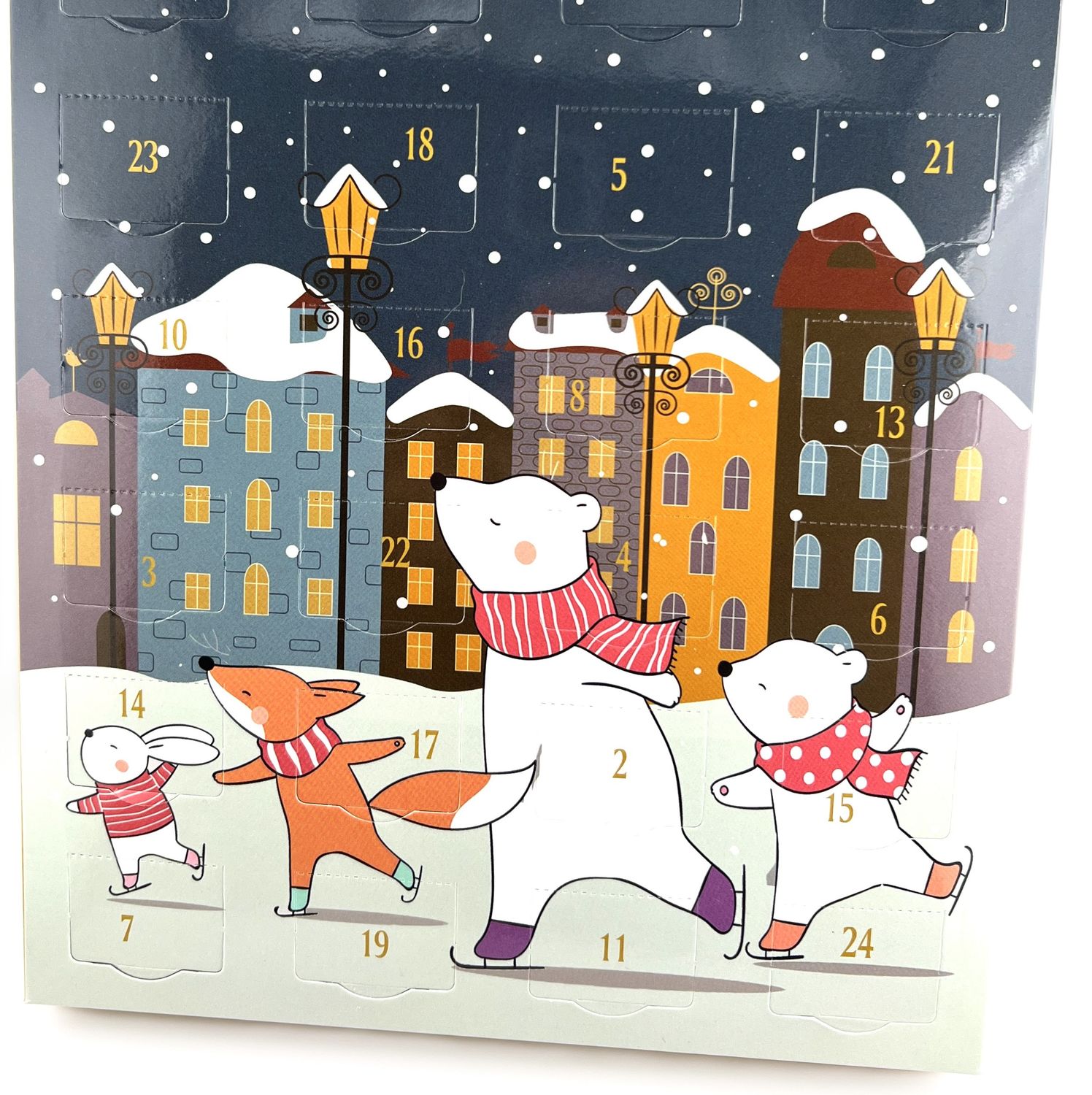 Calendrier de l'Avent Ours personnalisé  Calendrier de l'Avent Ours personnalisé