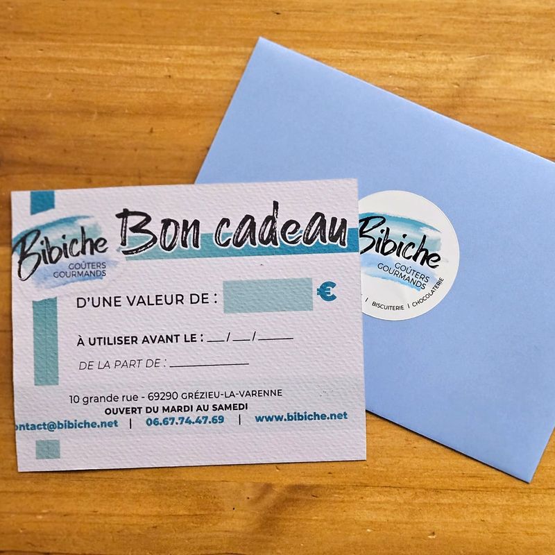Bon cadeau à offrir