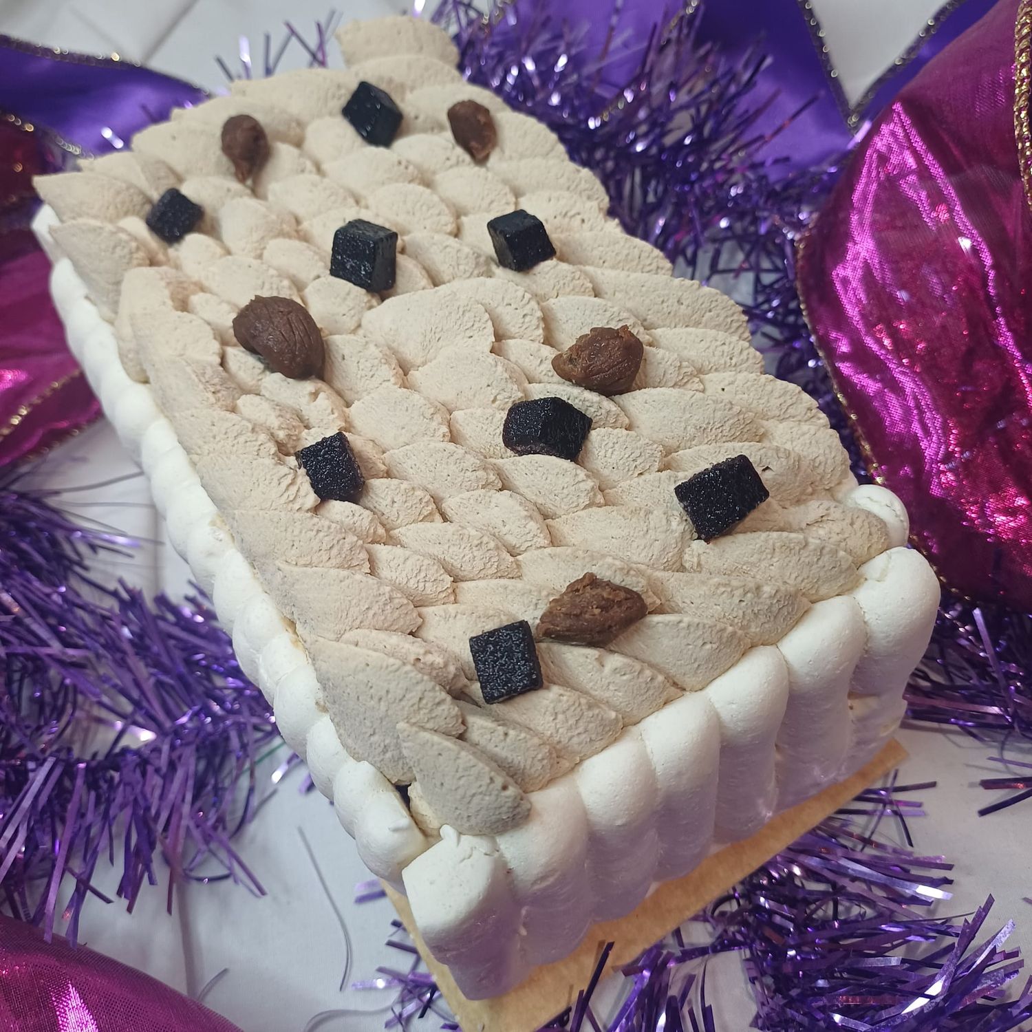 Bûche Glacée Mont blanc 10 personnes